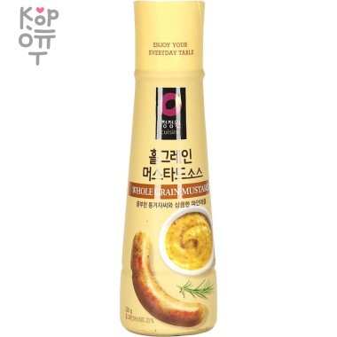 Соус "Daesang Whole Grain Mustard sauce" (горчичный) 320гр. &mdash; Корейские товары для всей семьи(КорОпт)