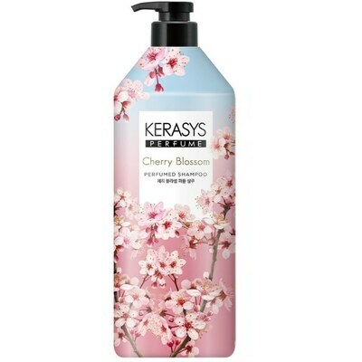 Kerasys Dear Flora Cherry Blossom Shampoo - Парфюмированный восстанавливающий шампунь Цветущая Вишня, 1,5 л