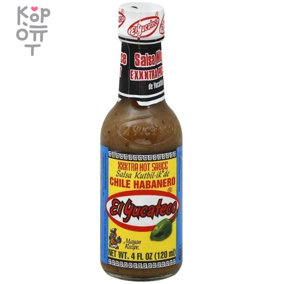EL YACATECO XXXTRA HOT SAUCE - Острый соус без глютена и сахара 120мл., купить с доставкой на дом фото 1 — Корейские товары для всей семьи(КорОпт)