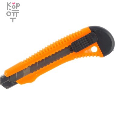 Вихрь - 	Нож с выдвижным лезвием 18 мм, пластиковый корпус, металлическая направляющая — Корейские товары для всей семьи(КорОпт)