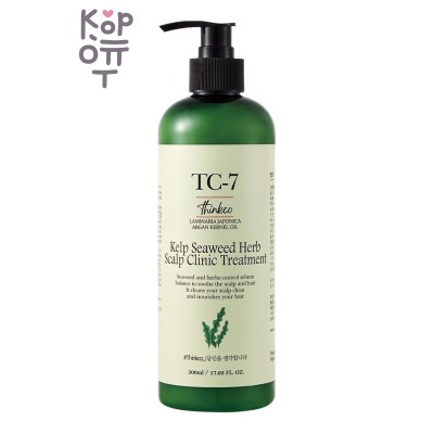 Thinkco TC-7 Kelp Seaweed Herb Scalp Clinic Treatment Кондиционер для жирных и склонных к жирности волос с экстрактом водорослей, 500 мл
