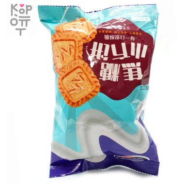Печенье со вкусом топленого молока с карамелью, 90гр. &mdash; Корейские товары для всей семьи(КорОпт)