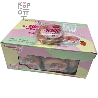 Пончики Maifantian Sweet Crisp Donuts сладкий пончик со вкусом шоколада с клубникой