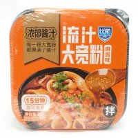 Саморазогревающаяся рисовая лапша Биханг с зеленью и кунжутным соусом, 277гр.