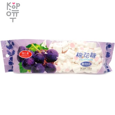 Маршмеллоу Obeaman цветы со вкусом Винограда, 138гр. — Корейские товары для всей семьи(КорОпт)