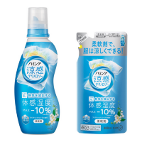 Kao Humming Cool Technology Aqua Floral - Кондиционер для белья с эффектом охлаждения одежды с ароматом цветов и акватики