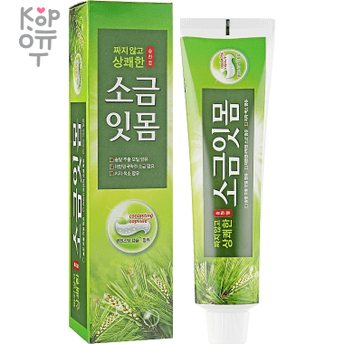 MEDIAN SALT PINE OIL Toothpaste - Зубная паста гигиеническая зубная паста с солью и эфирным маслом сосны 120гр. — Корейские товары для всей семьи(КорОпт)