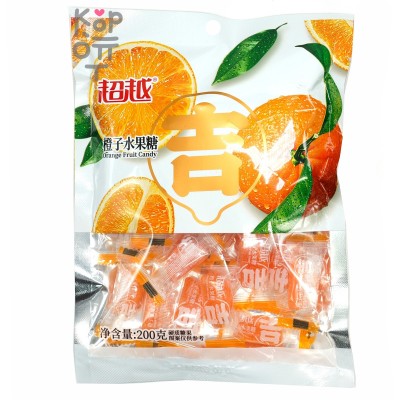 BEYOND Orange Fruit Candy - Карамель Реальный апельсин, 200гр.