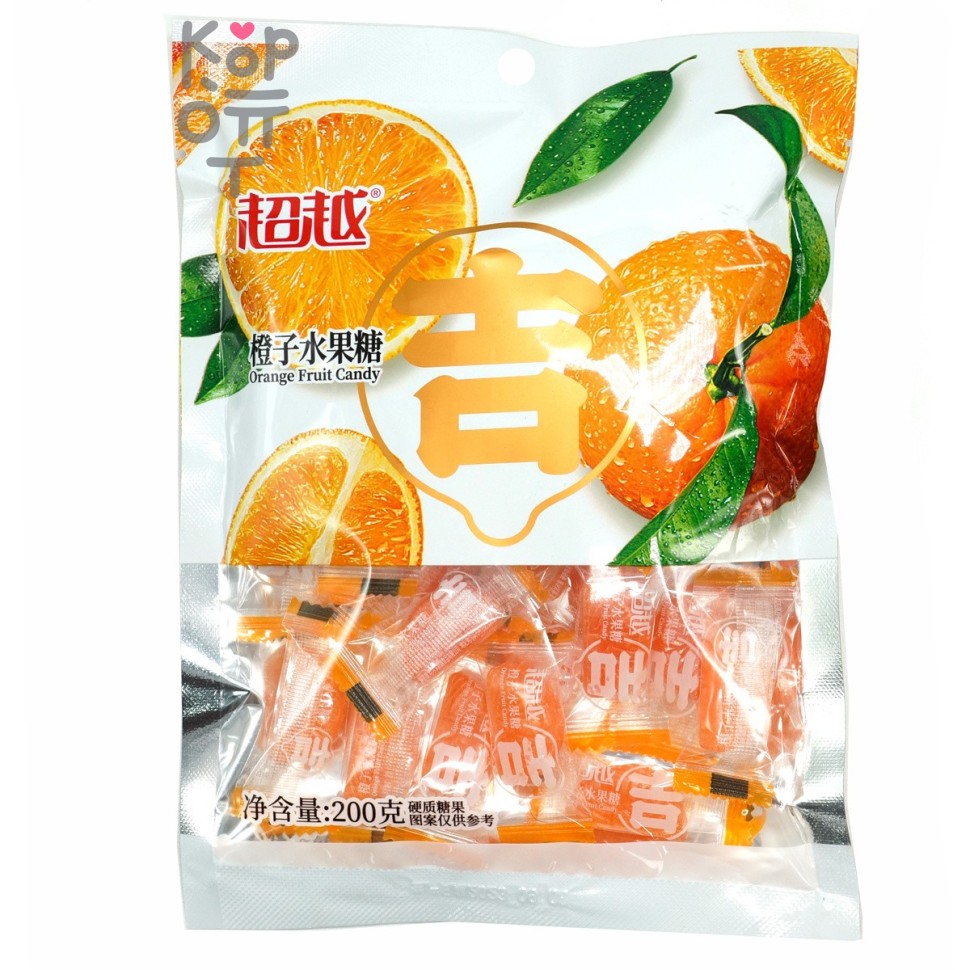 BEYOND Orange Fruit Candy - Карамель Реальный апельсин, 200гр.