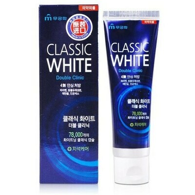 Mukunghwa Classic White - Зубная паста отбеливающая двойного действия с микрогранулами 110гр.