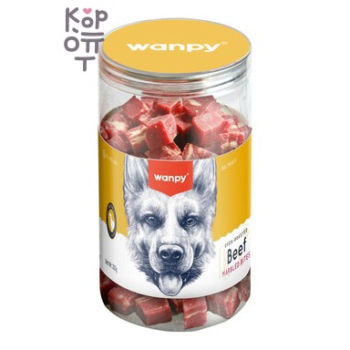 Wanpy Dog - Лакомство для собак "кубики" из говядины, 300 г