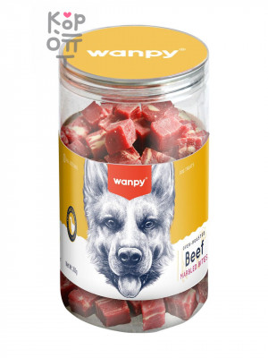 Wanpy Dog Лакомство для собак "кубики" из говядины 300гр.