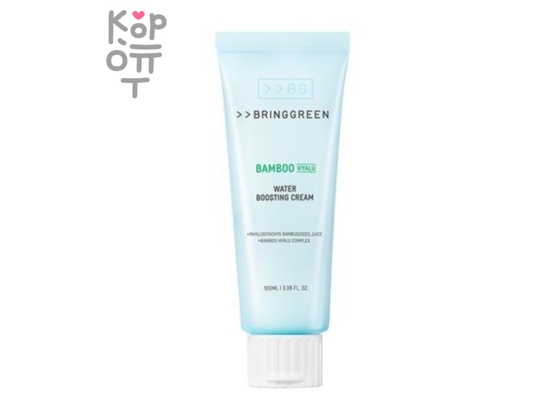 Bring Green Bamboo Hyalu Water Boosting Cream - Увлажняющий крем для лица 100 мл