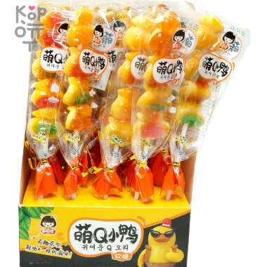 Мармелад Xiaozui dudu Уточки на палочке &mdash; Корейские товары для всей семьи(КорОпт)