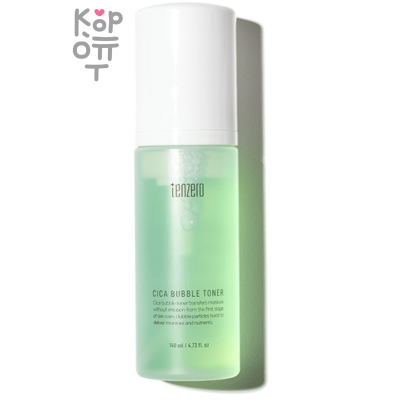 Tenzero Cica Bubble Toner - Успокаивающий тонер для лица с экстрактом Центеллы Азиатской 140мл.
