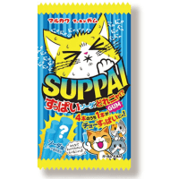 Marukawa Sour Soda Suppai Cat Gum - Жевательная резинка Кот Суппай со вкусом кислой содовой (4шт.), 15,8гр.