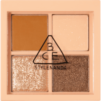 3CE Stylenanda Mini Multi Eye Color Palette #Second Pair - Палитра теней для век розово-коричневых тонов 3,5 гр