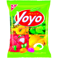 Yoyo Jelly Tropical Fruit - Конфеты желейные с натуральным соком со вкусом тропических фруктов, 80 г