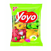 Yoyo Jelly Tropical Fruit - Конфеты желейные с натуральным соком со вкусом тропических фруктов, 80 г
