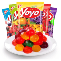 Yoyo Jelly Tropical Fruit - Конфеты желейные с натуральным соком со вкусом тропических фруктов, 80 г