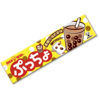 UHA Puchao Brown Sugar Pearl Milk Tea Flavor Soft Candy - Жевательные конфеты со вкусом жемчужного молочного чая, 50гр.