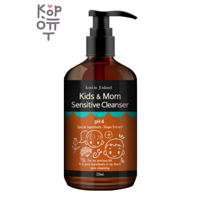 kori in J island Kids &amp; Mom Sensitive Cleanser - Очищающее cредство для чувствительной кожи для детей и мамы, 300 мл