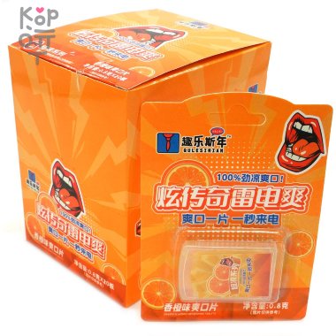 Освежающие пластинки Qulesinian - Прохладная свежесть со вкусом Апельсина — Корейские товары для всей семьи(КорОпт)