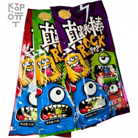 Конфеты Pop Rock Magic Color Stick Candy "Монстры" Йогуртовые взрывные трубочки с фруктовым вкусом