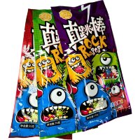Конфеты Pop Rock Magic Color Stick Candy "Монстры" Йогуртовые взрывные трубочки с фруктовым вкусом