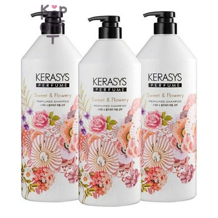 Kerasys Sweet and Flowery Shampoo - Парфюмированный шампунь, 1000 мл
