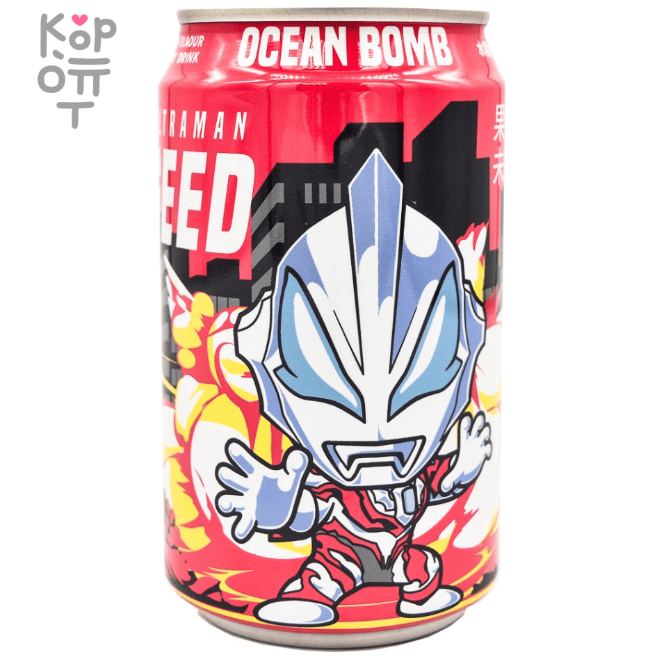 YHB Ocean Bomb Ultraman Original Drink - Оригинальный газированный напиток  Супермен, 320мл. по цене 218 руб. в интернет магазине Корейские товары для  всей семьи(КорОпт)