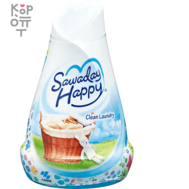 Kobayashi Sawaday Happy - Освежитель воздуха с приятным запахом, для ванной комнаты, 150гр. — Корейские товары для всей семьи(КорОпт)