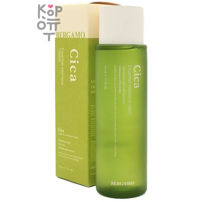 Bergamo Cica Essential Toner - Тонер для лица с центеллой азиатской 210мл.