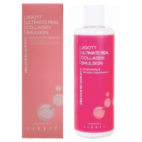 Jigott Ultimate Real Collagen Emulsion - Антивозрастная эмульсия с коллагеном 300мл.
