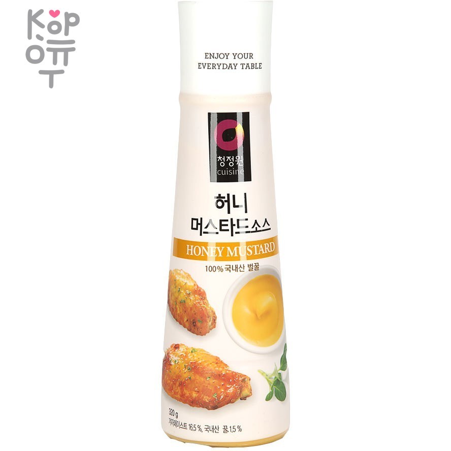 Соус "Daesang Honey mustard sauce" (горчично-медовый) 320гр., купить с доставкой на дом фото 1 — Корейские товары для всей семьи(КорОпт)