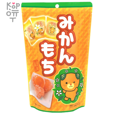 Seiki Mandarin Chokomochi SP - Японское рисовое пирожное Чоко Моти со вкусом Мандарина, 130гр. — Корейские товары для всей семьи(КорОпт)