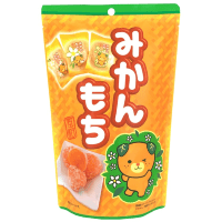 Seiki Mandarin Chokomochi SP - Японское рисовое пирожное Чоко Моти со вкусом Мандарина, 130гр.