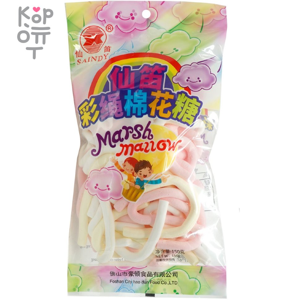 Зефир Saindy Фруктовая лапша, 150гр., купить с доставкой на дом фото 1 — Корейские товары для всей семьи(КорОпт)