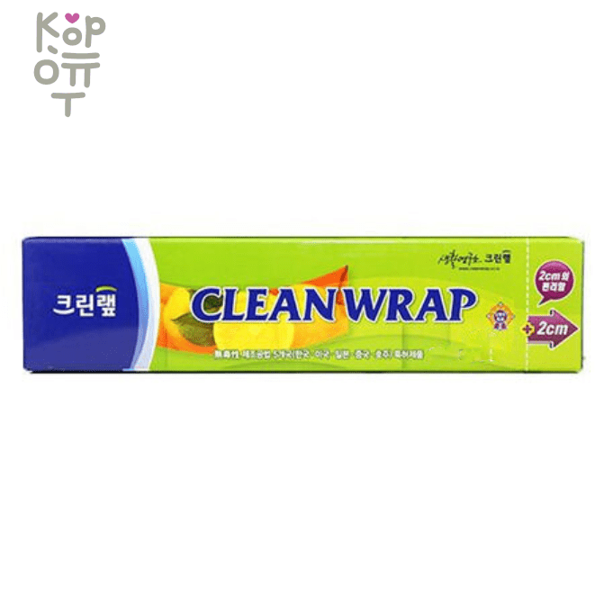 Clean Wrap - Плотная пищевая пленка с ножом для отрезания 30см.*120м.  , купить с доставкой на дом фото 1 &mdash; Корейские товары для всей семьи(КорОпт)