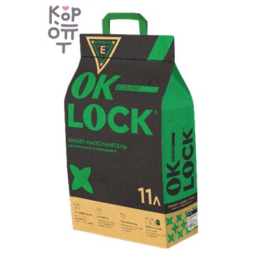Ok-Lock Растительный соевый наполнитель, 11 л