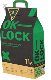 Растительный Ok-Lock — Соевый наполнитель, 11 л