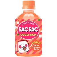 LOTTE SACSAC COCO RICH - Напиток с кусочками Кокосового Желе 280мл. 