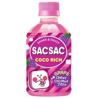 LOTTE SACSAC COCO RICH - Напиток с кусочками Кокосового Желе 280мл. 