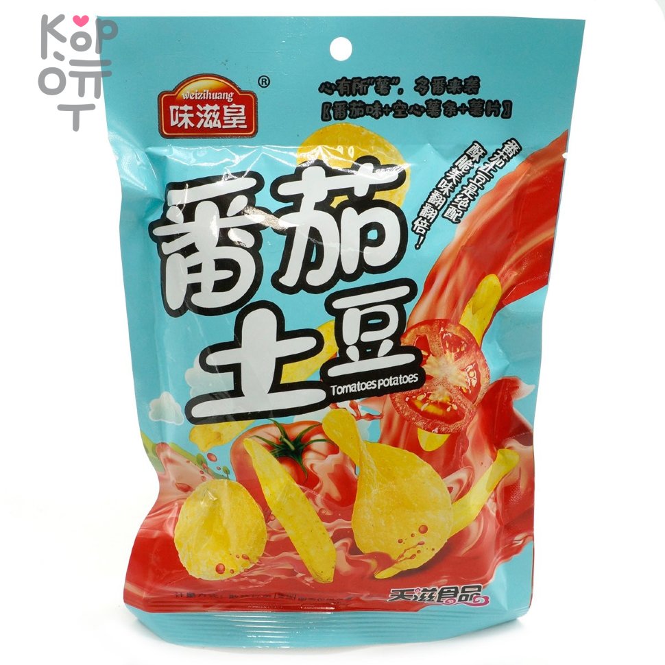 Чипсы Weizihuang Tomatoes Potatoes - Томатная картошка, 30гр., купить с доставкой на дом фото 1 &mdash; Корейские товары для всей семьи(КорОпт)