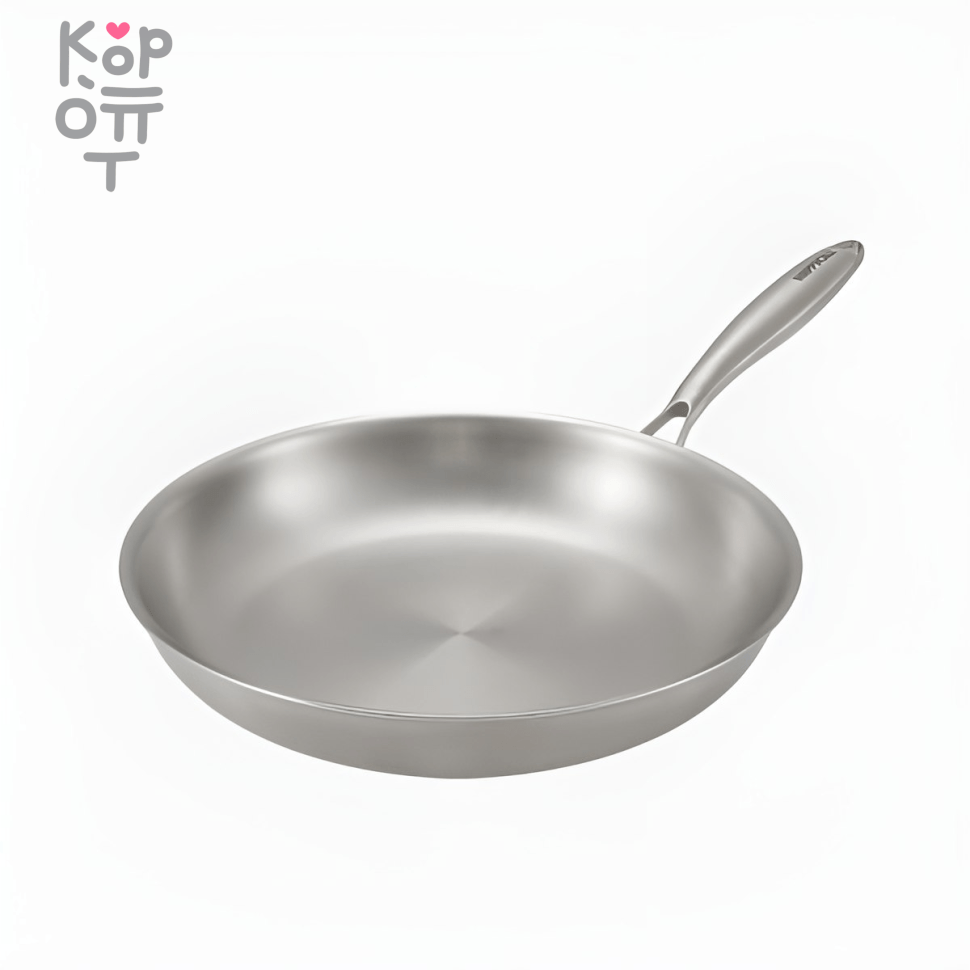 Сковорода из нержавеющей стали HappyCall IH 3PLY Stainless Easy Clad Frying Pan, купить с доставкой на дом фото 1 — Корейские товары для всей семьи(КорОпт)