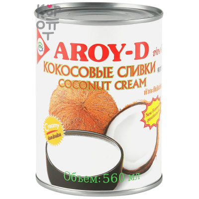AROY-D Консервированный кокосовый крем, 560 мл