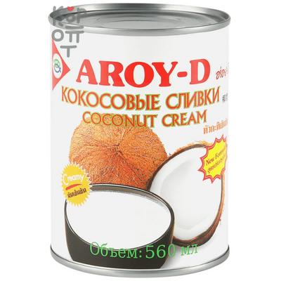AROY-D Консервированный кокосовый крем, 560 мл