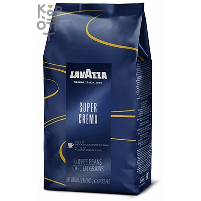 Lavazza Espresso Super Crema e Aroma Кофе в зернах, средняя обжарка, 1 кг