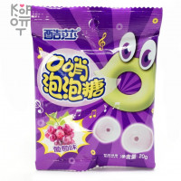 Жевательная резинка Coolsa Whistle Bubble Gum - Свистулька со вкусом Винограда