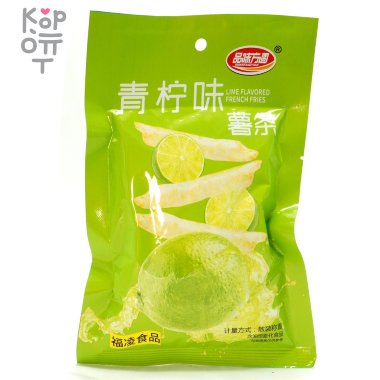 Чипсы Lime Flavored French Fries Картофельные чипсы со вкусом Лайма, 25гр. — Корейские товары для всей семьи(КорОпт)